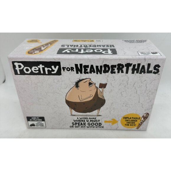 Poetry For Neanderthals Party Game Original Edition Ages 7+ Family Fun 2+ Player - Picture 1 of 6